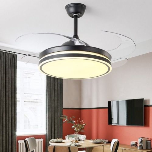 【SRFSD20291】Modern Compact invisible fan light dining room table remote